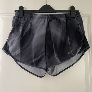 Gray Tie Dye Nike Running Shorts